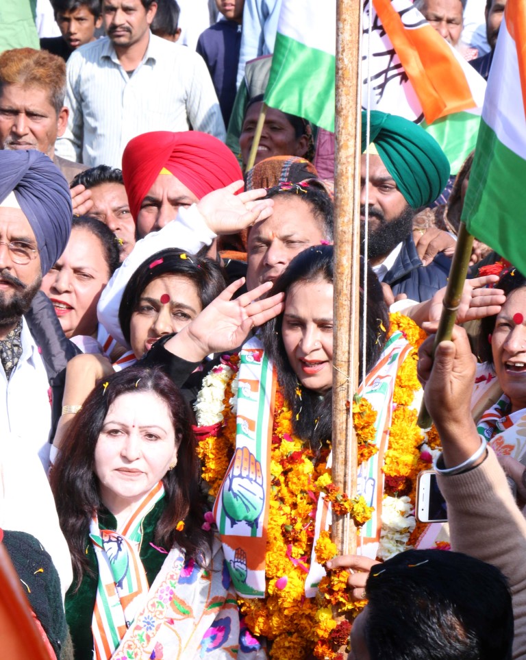 Hoisted the national flag at Dhanas on Republic Day