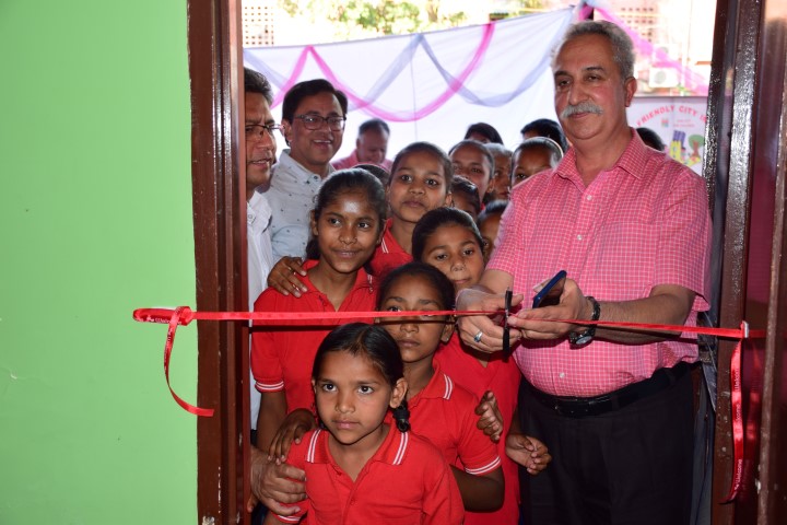 PUBLIC LIBRARY AT DON BOSCO SAVERA INAUGURATED BY IAS B. L. SHARMA