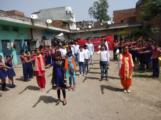 Maharishi Dayanand Public School organized a Skit on water resources