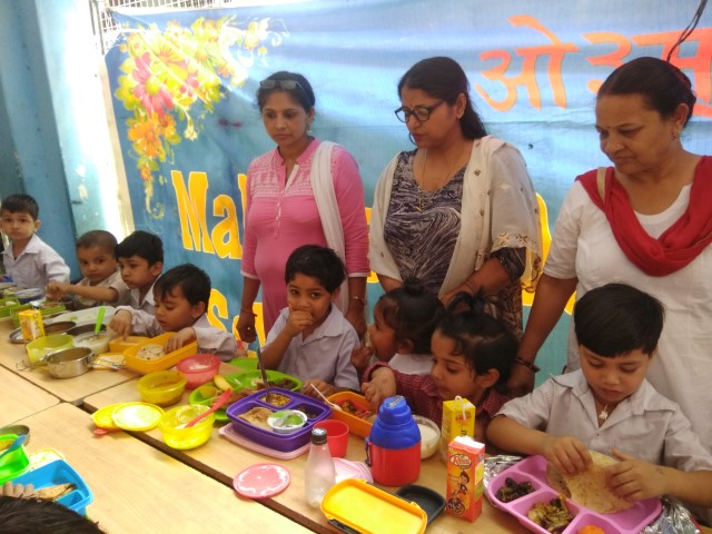 Maharishi Dayanand Public School celebrated Balanced  diet Day