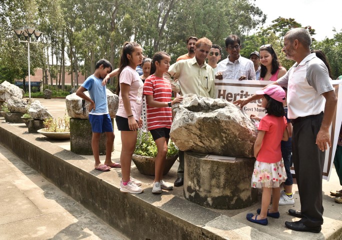 Geo Heritage Awareness Walk held at Govt Museum