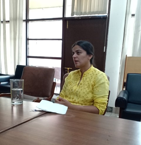 Mallika Ahluwalia delivers a talk on ‘Remembering the Partition’