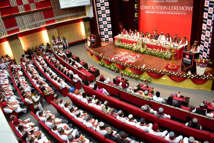 Convocation gowns&hats give way to Indian traditional attire in Chitkara University