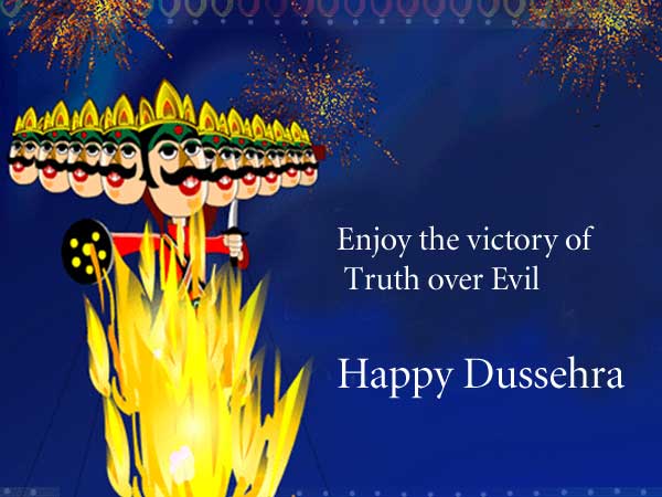 Happy Dussehra 2019 Greetings Ravan Fireworks Video Photos Whatsapp FP DP Images