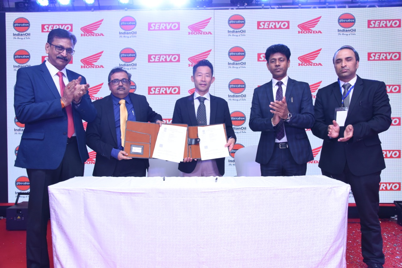 Honda 2Wheelers India join hands with Indian Oil Corporation Limited