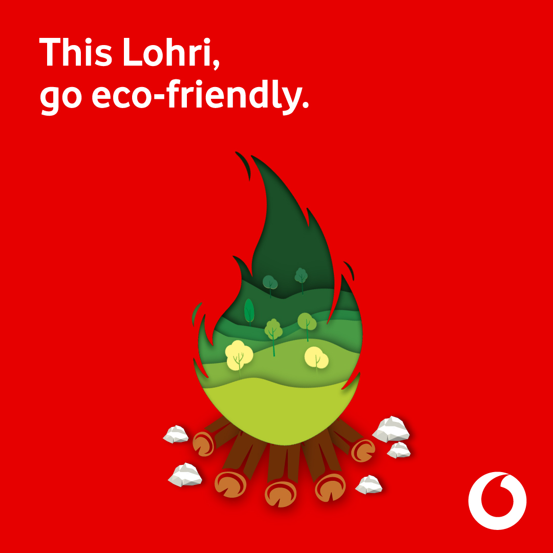 Celebrate an Eco-Friendly Lohri with Vodafone