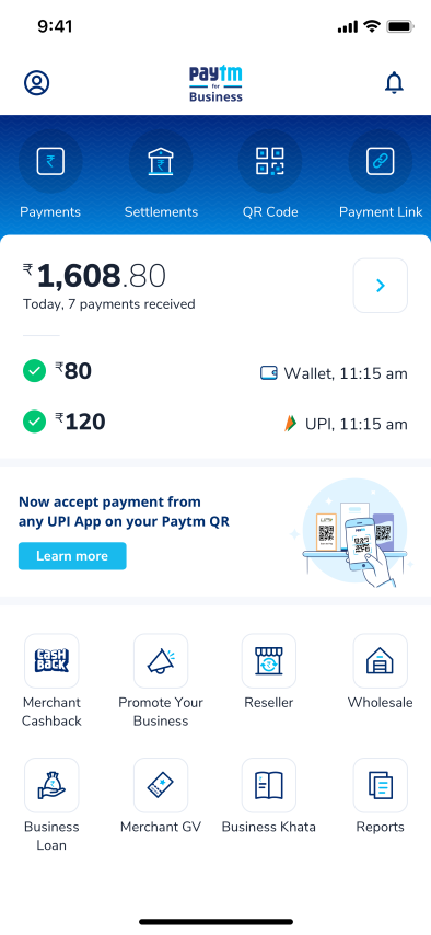  All-in-One Paytm QR