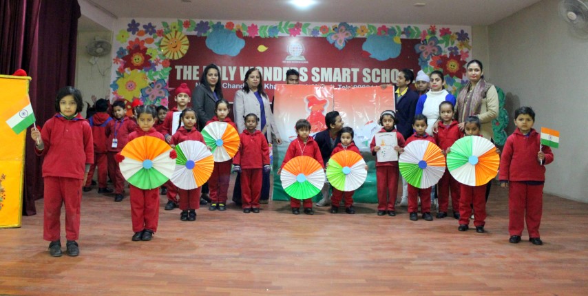 The students of Holy wonder School dedicated 71st Republic Day