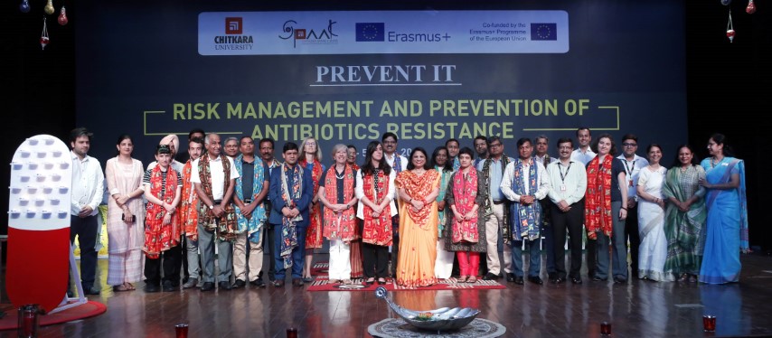 Chitkara University leading an international Erasmus+ project on prevention and risk management of Antibiotic Resistance