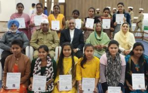 15 Students Distribution of Certificates at Sant Nirankari Tailoring & Embroidery Centre, Chandigarh