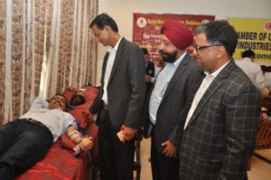 Chamber of Chandigarh Industries under its corporate social responsibility initiative, organised the 22nd Blood Donation Camp at the Community Centre, Industrial Area, Phase I, here