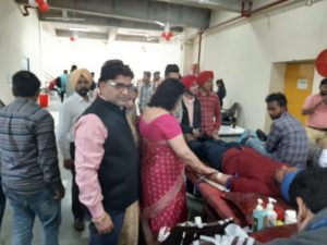 Shivanand Choubey Memorial Charitable Trust holds Blood Donation Camp