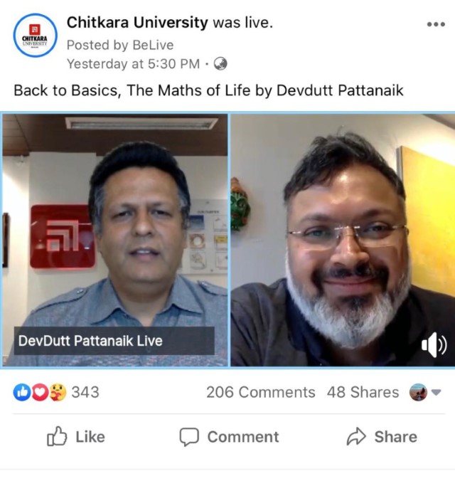 Chitkara University , Devdutt Pattanaik