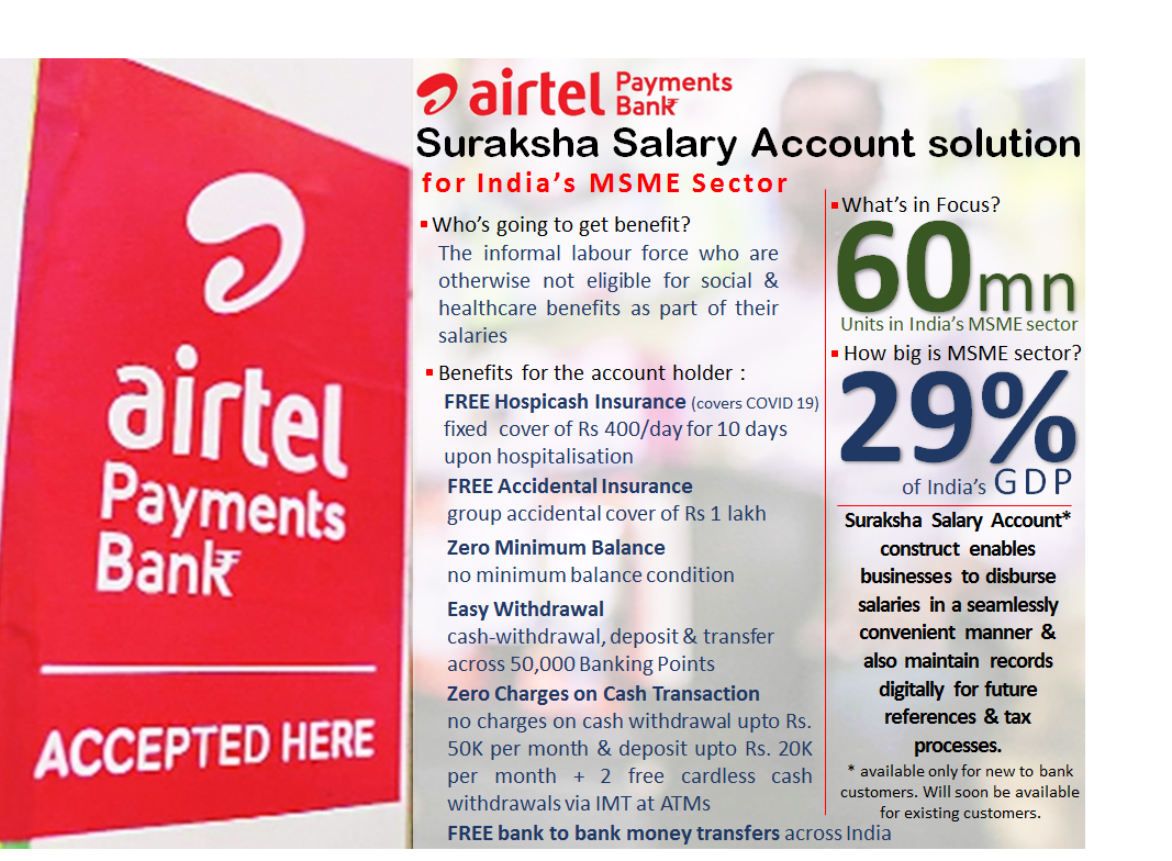 airtel-payments-bank-launches-suraksha-salary-account-solution-for