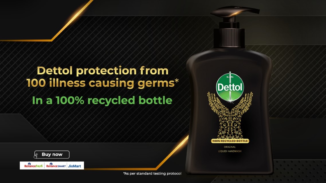 Dettol launches limited edition Handwash – made from 100% recycled plastic in India 