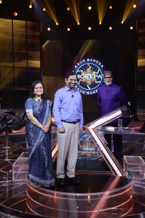 There will be challenges, but being consistent will give u good results,say Gyanendra Purohit&Monica Purohit on Karamveer episode of KBC