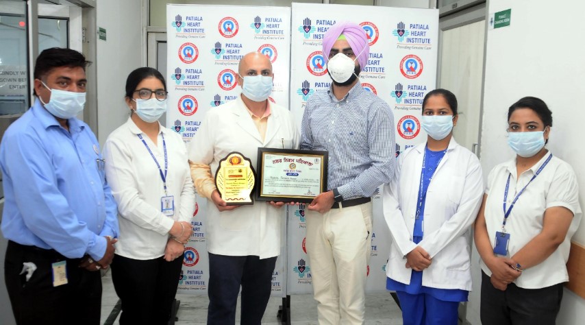 MC Patiala honours Patiala Heart Institute