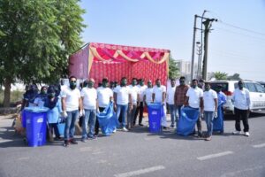 Omaxe World Street, Faridabad flags off Cleanliness Drive