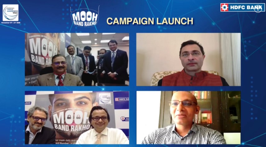 HDFC Bank launches“MoohBandRakho” campaign to create awarenesson cyber frauds