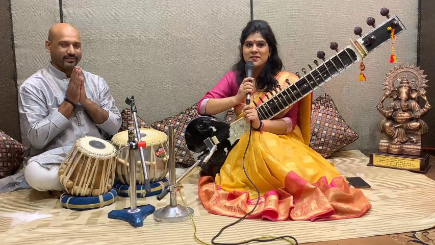 Scintillating Sitar recital by Bhairavi 