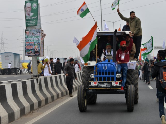 As farmers claim tractor rally