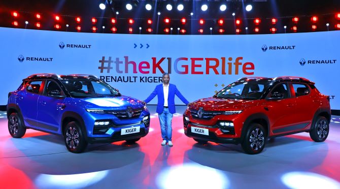 Sporty Smart Stunning Renault KIGER makes its Debut in India