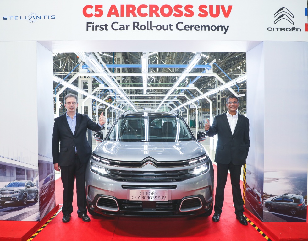 New Citroen C5 AirCross SUV Rolls Outfrom Thiruvallur Plant