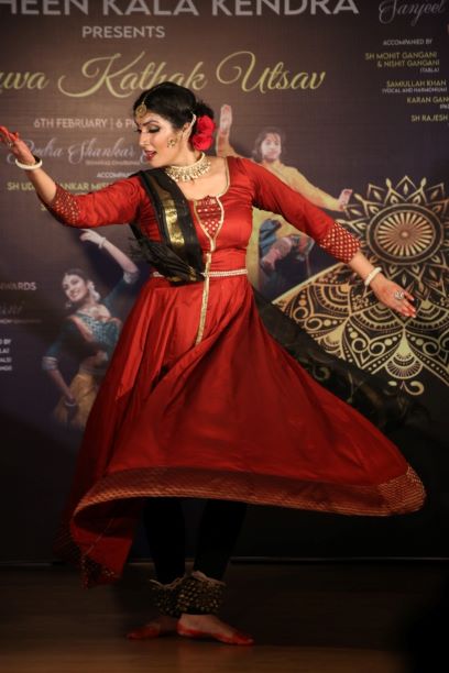 Shinjini enthralls the city  audience on concluding day of Yuva Kathak Utsav