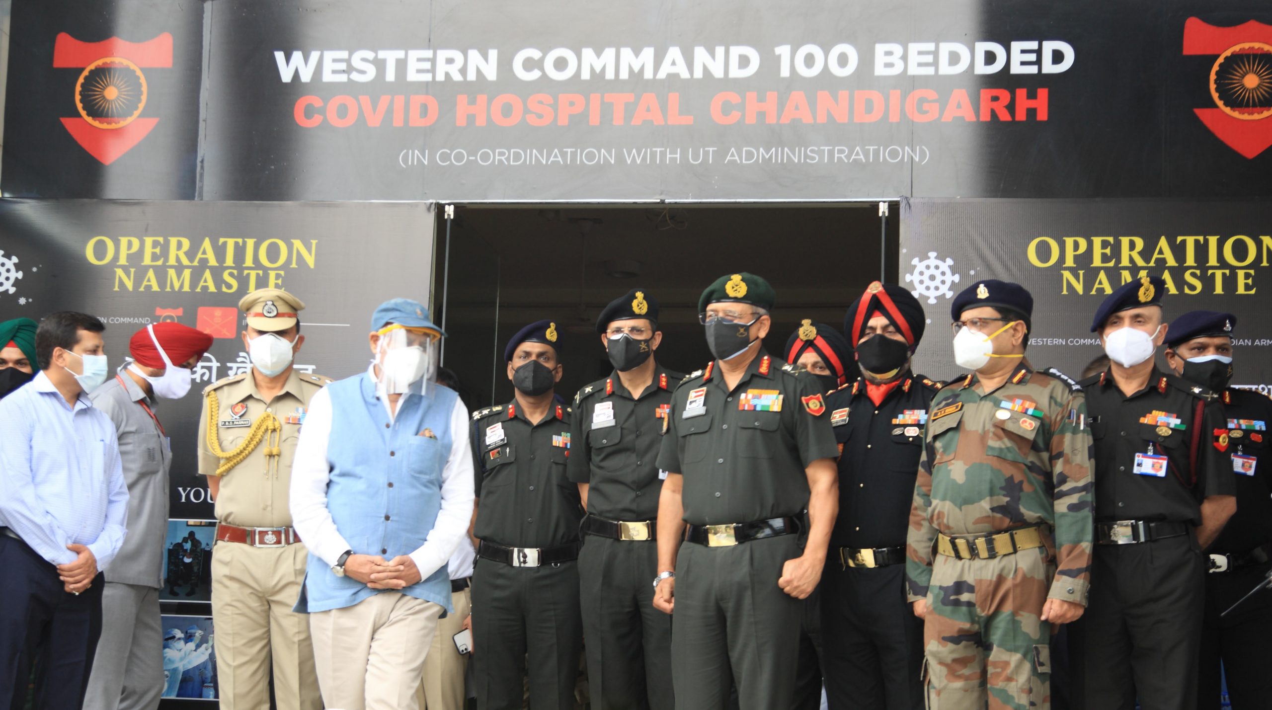 Western Command Dedicates 3 Covid hospitals to the Nation Under the Indian ARMY's Operation Namaste