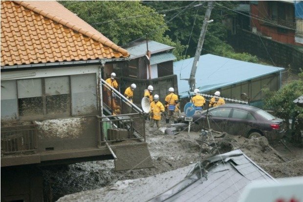 Japan rescue work continues after deadly landslides 20 missing