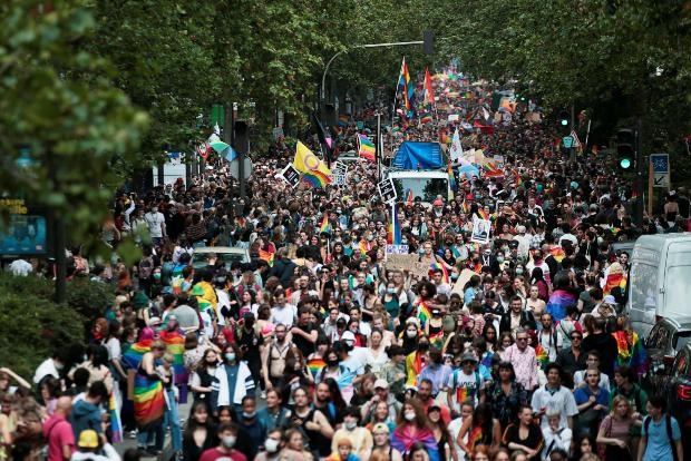 Thousands march in Hungary Pride parade to oppose LGBT law