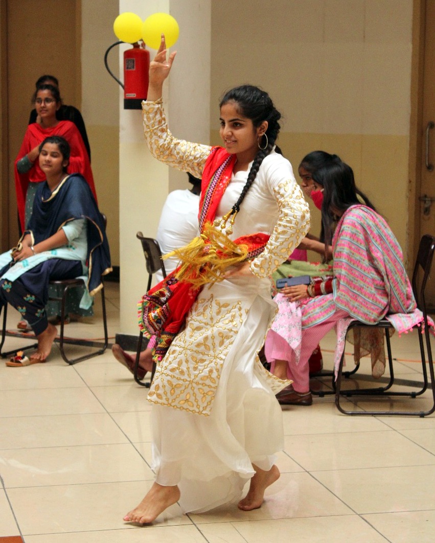 Teej Monsoon festival celebrated at GGIwas celebrated with fervour and gaiety at Gulzar Group of Institutes