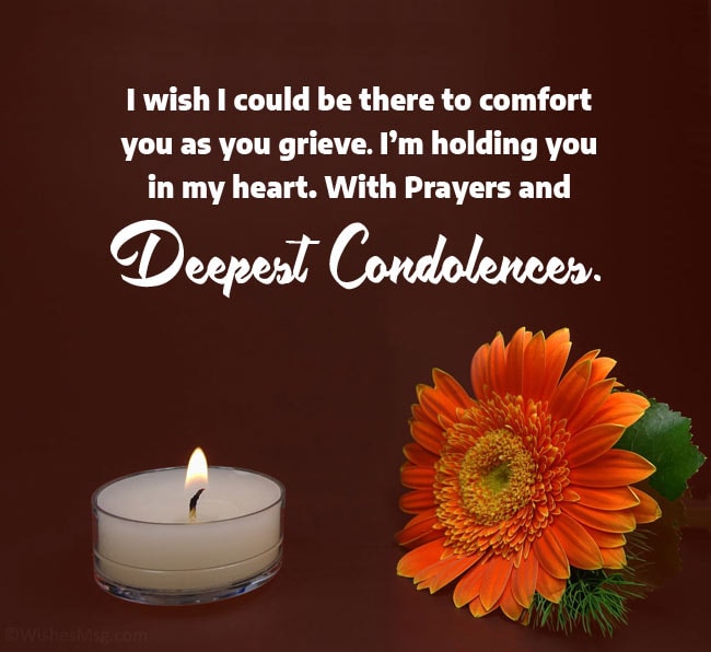 Condolence Messages On Death 