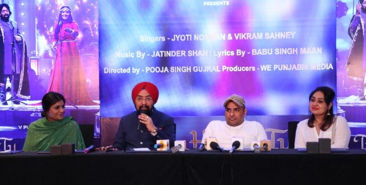 Padma Shri Vikramjit Singh Sahney released his melody ‘Tu Hi Ik Tu' with Jyoti Nooran