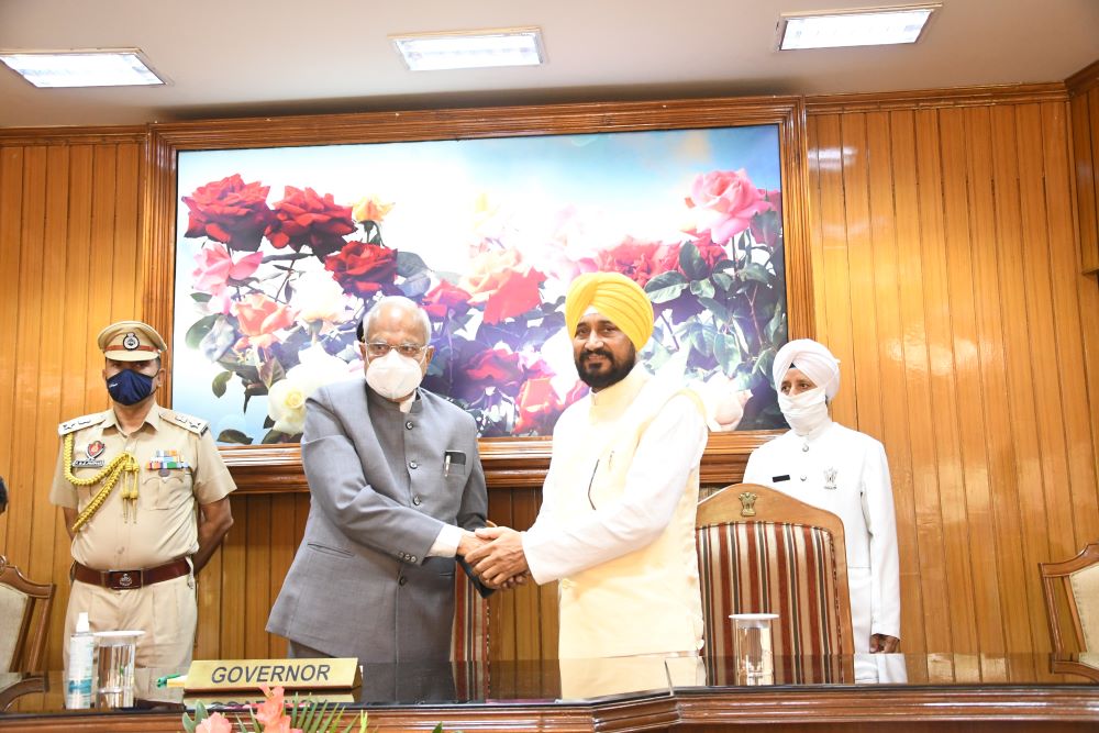 Charanjit Singh Channi Sworn in as Chief Minister of Punjab