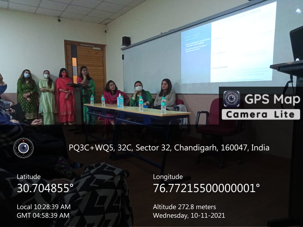 Pgdcm,Goswami Ganesh Dutta Sanatan Dharma College has organized“Actuarial Sciences as a Career Option”