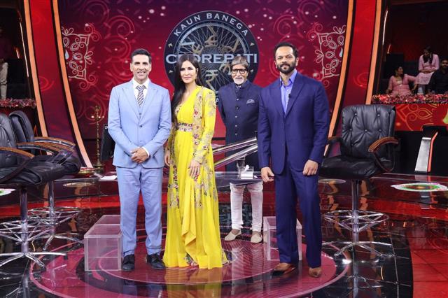 KBC 13: Akshay Kumar, Katrina Kaif and Rohit Shetty to celebrate Diwali along with Amitabh Bachchan