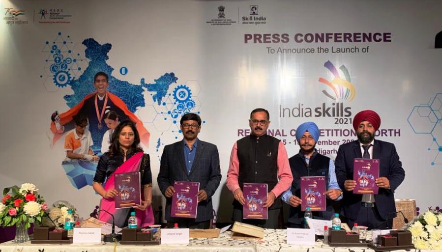 NSDC organises IndiaSkills 2021 Regional Competition for North in Chd from 15to18 Nov2021