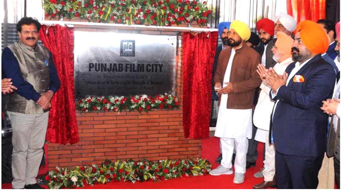 Punjab CM lays foundation stone of Film City at Bassi Pathana