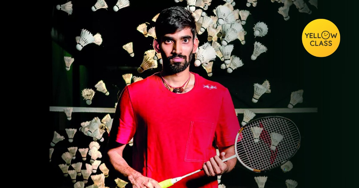 2021 Silver Medalist Srikanth Kidambi for Badminton collaborated with Yellow Class