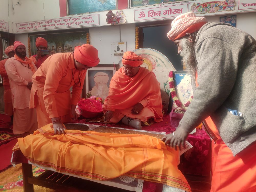 In Guru Gorakhnath Tilla Mandir Birthday of the ruling leader of Naath sect, celebrated