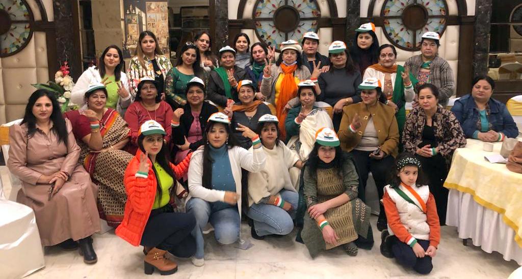 Lively Ladies Club celebrated Republic Day in the colours of patriotism