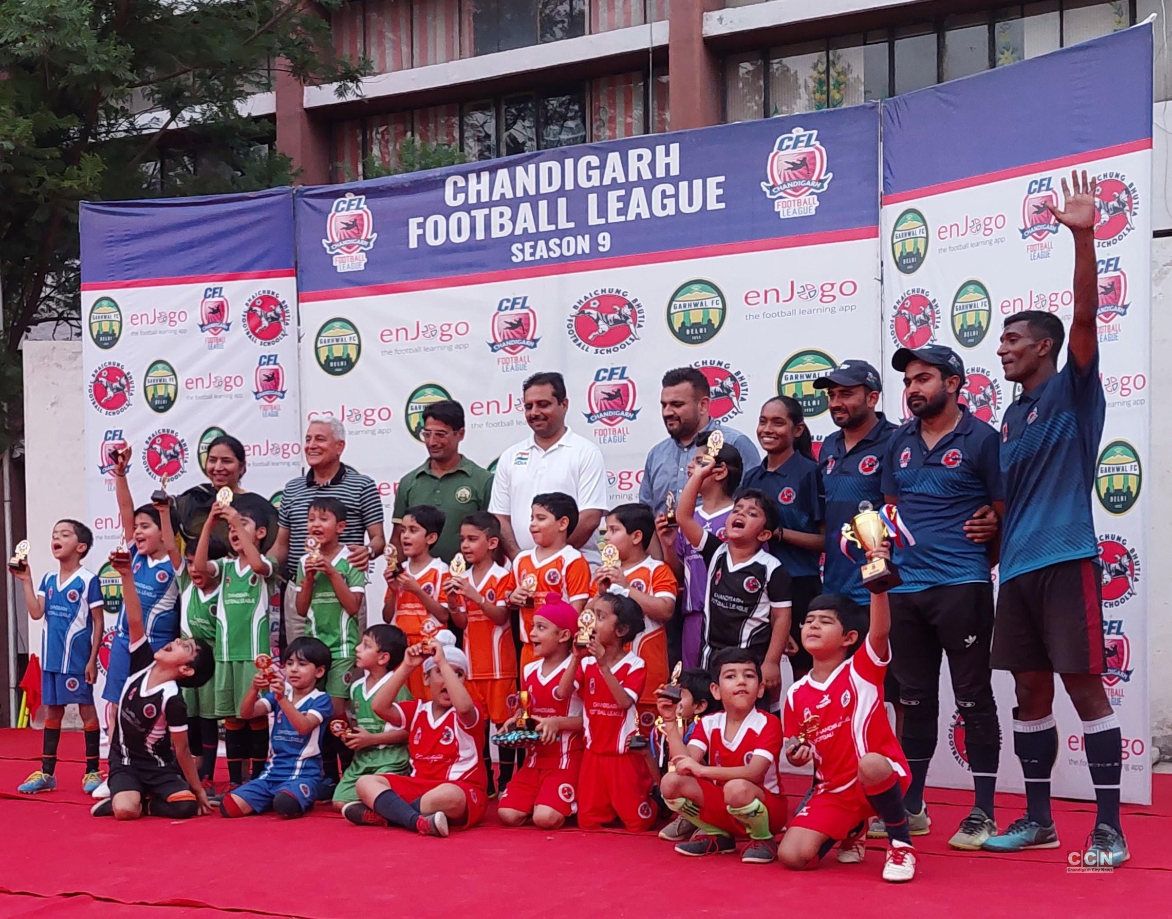 Under-7 Players Steal the Show at the Chandigarh Football League