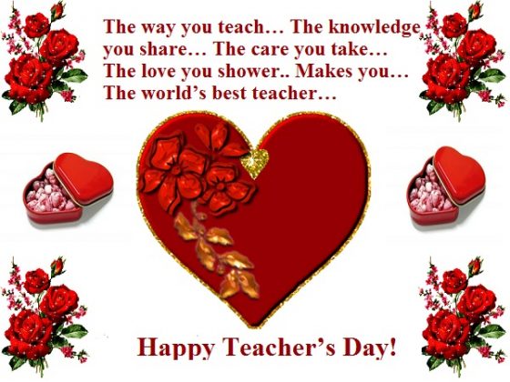 2022! Happy Teachers Day Quotes, Wishes, SMS, Greetings, Whatsapp ...