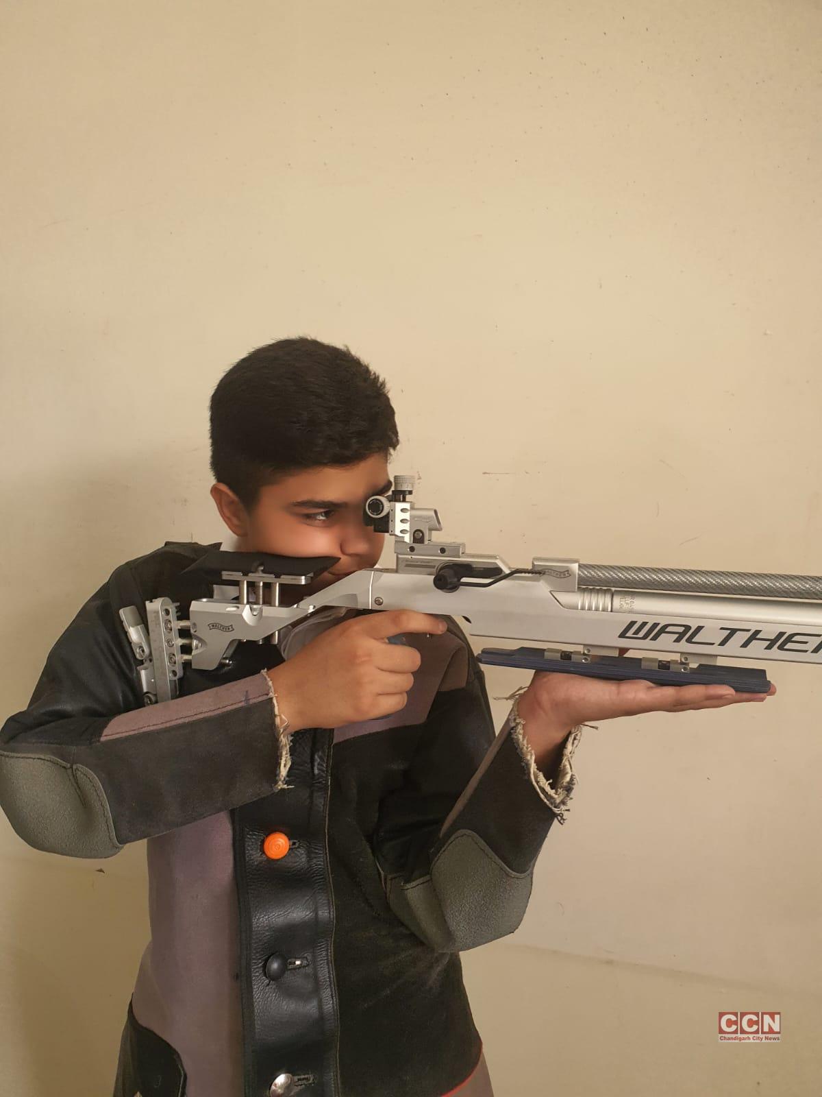 Chandigarh State Inter School shooting Championship: Antaz Singh Jallan wins gold in men’s 10 m air rifle