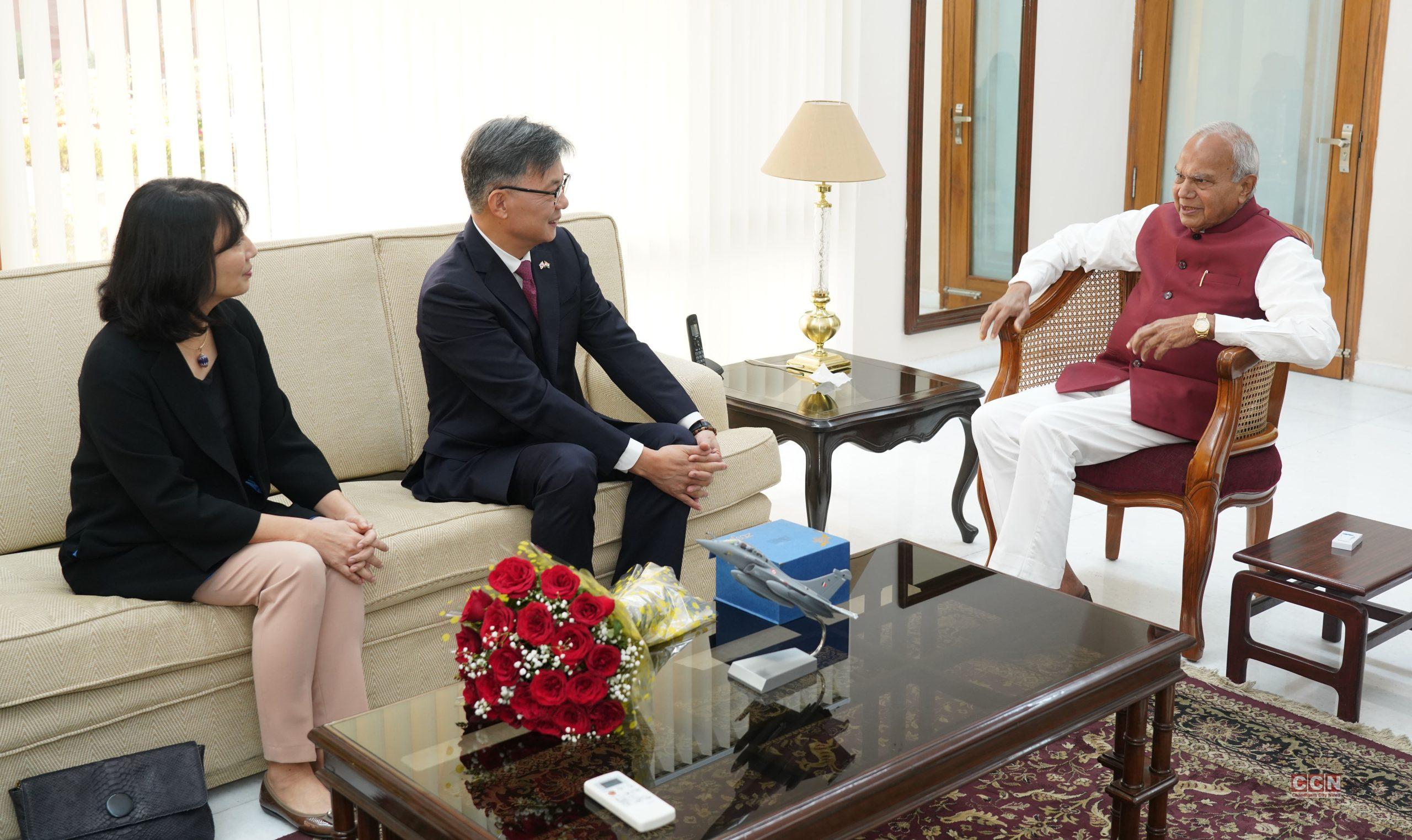 South Korean Ambassador Meets Governor Punjab