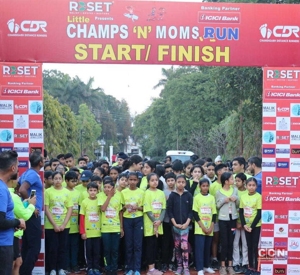 R3SET Little Champs 'N' Moms Run 2023 brings together Mothers&Children to promote Health&Wellness in Chd