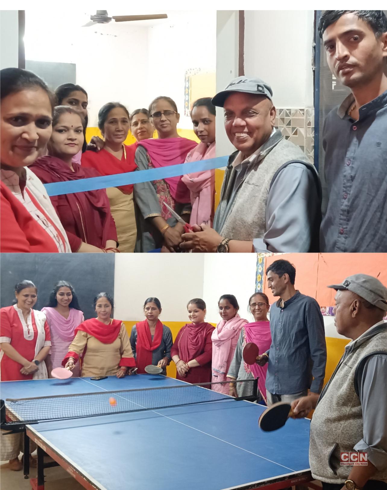 NRI Garg inaugurated Arya TT Hall at Maharishi Dayanand Public School Chandigarh