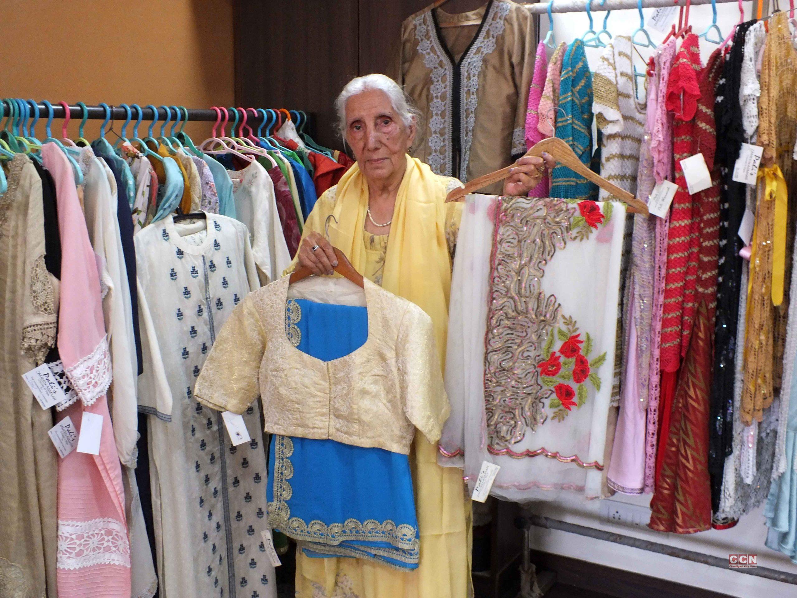 Army veteran's wife - 82-year-old Fashion Designer Pali Waraich puts up exhibition of her collections