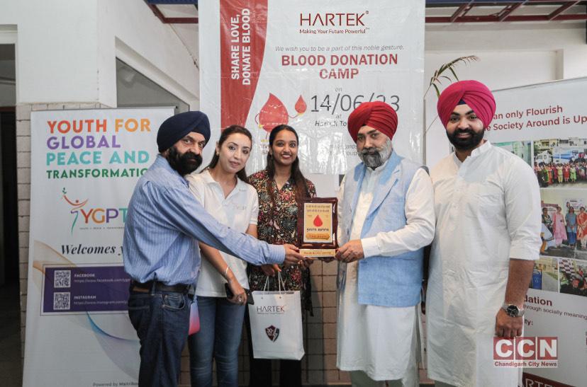 Hartek Foundation Celebrates World Blood Donor Day with a Successful Blood Donation Camp